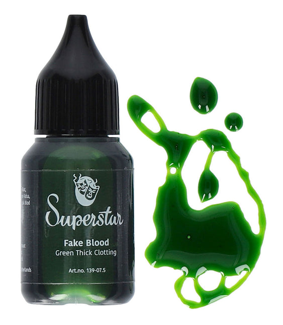 Superstar Superstar Kunstbloed Groen dik stollend 20ml
