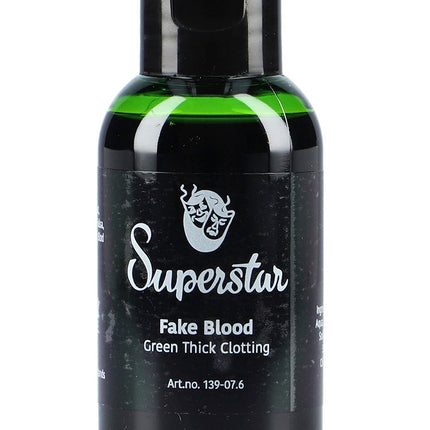 Superstar Superstar Kunstbloed Groen dik stollend 50ml