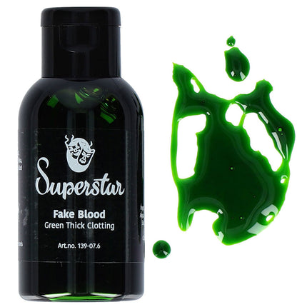 Superstar Superstar Kunstbloed Groen dik stollend 50ml