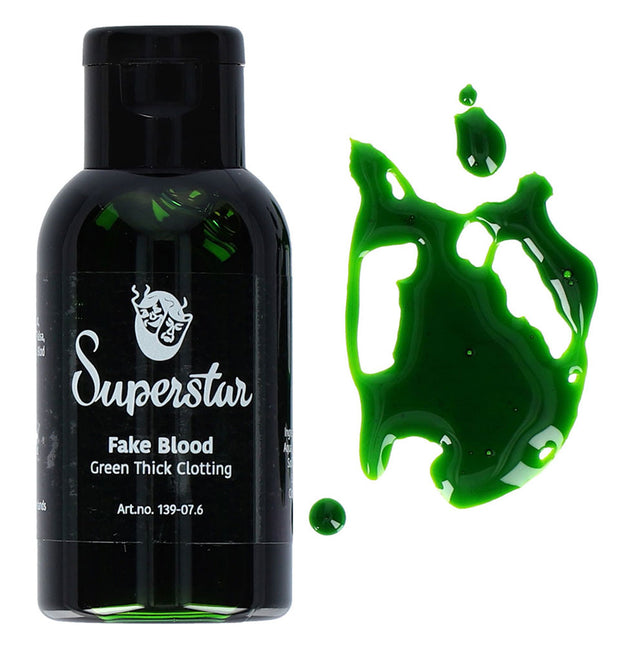 Superstar Superstar Kunstbloed Groen dik stollend 50ml