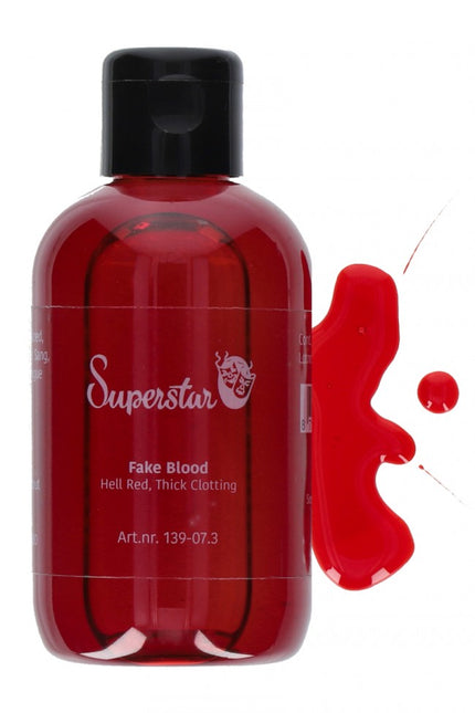 Superstar Superstar Kunstbloed hel rood dik stollend 100ml