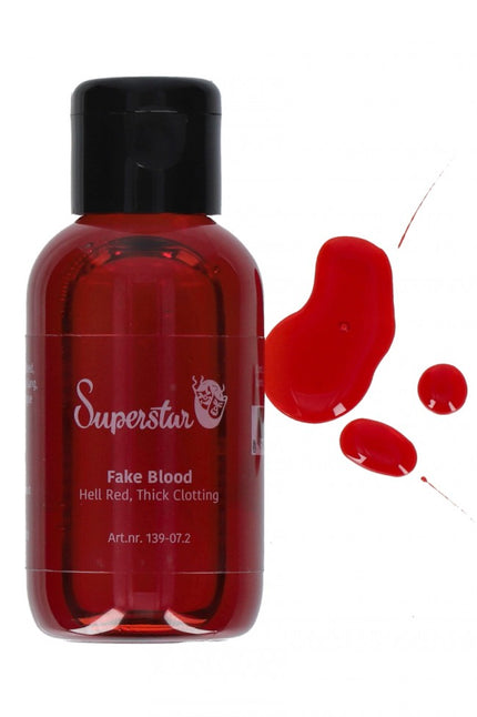 Superstar Superstar Kunstbloed hel rood dik stollend 50ml