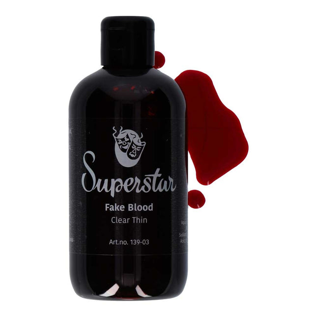 Superstar Superstar Kunstbloed helder dun 250ml
