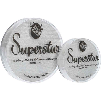 Superstar Superstar Schmink Silverwhite with glitter Shimmer 065 45 gram