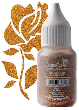 Superstar Superstar sparkling glitter iridescent gold