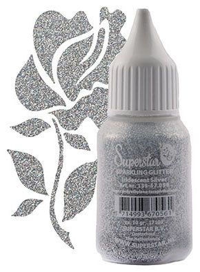 Superstar Superstar sparkling glitter iridescent silver