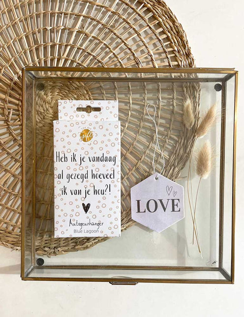 The Big Gifts Autogeurhanger Hoeveel ik van je hou