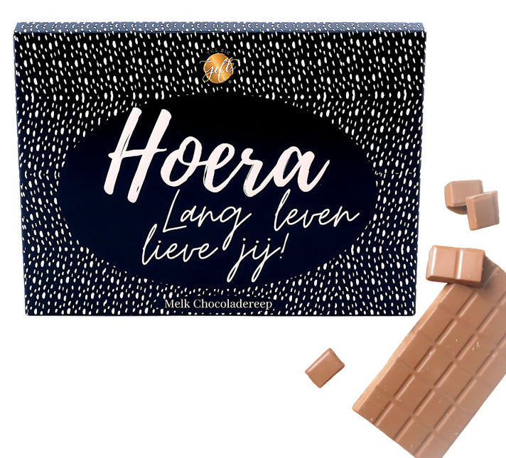 The Big Gifts Chocoladereep Hoera