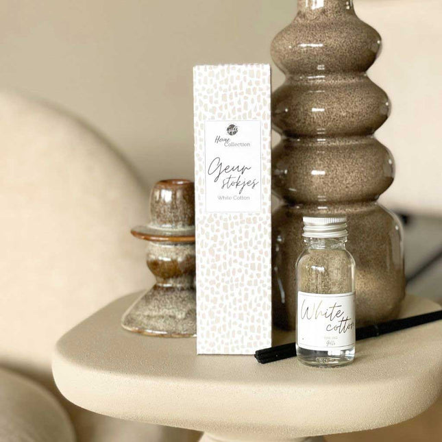 The Big Gifts Geurstokjes Beige Vlekken