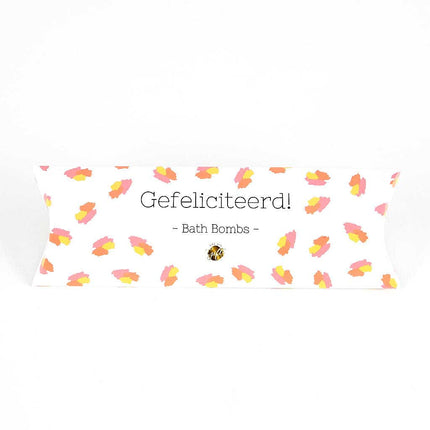 The Big Gifts Gondeldoosje Bath Bombs Gefeliciteerd