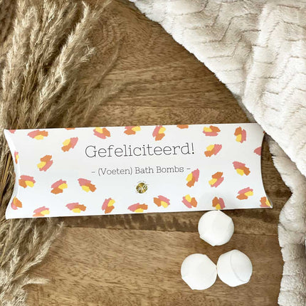 The Big Gifts Gondeldoosje Bath Bombs Gefeliciteerd