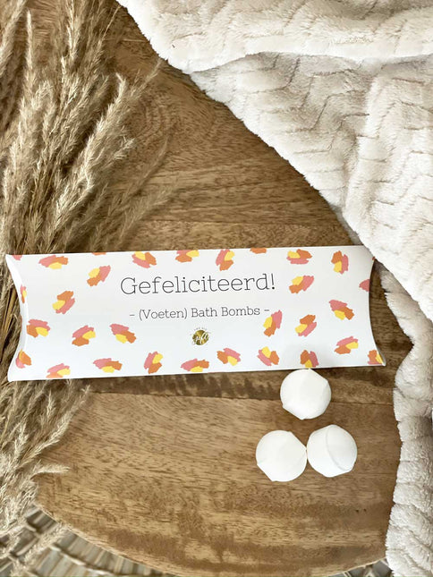 The Big Gifts Gondeldoosje Bath Bombs Gefeliciteerd