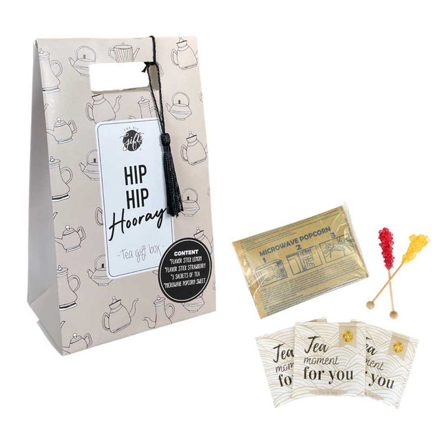 The Big Gifts Tea Gift Box Hip Hip Hooray