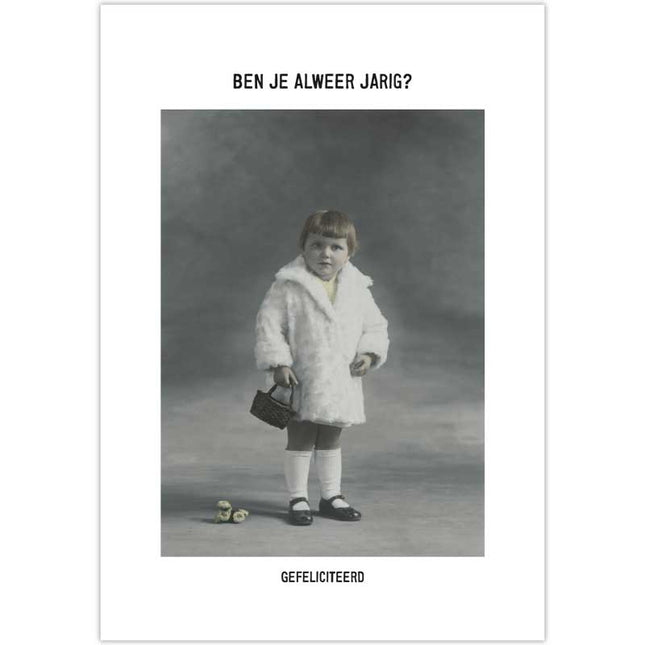 The Card Company Ansichtkaart Alweer Jarig