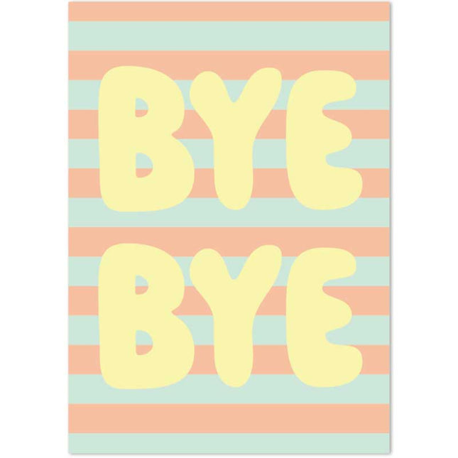 The Card Company Ansichtkaart Bye Bye