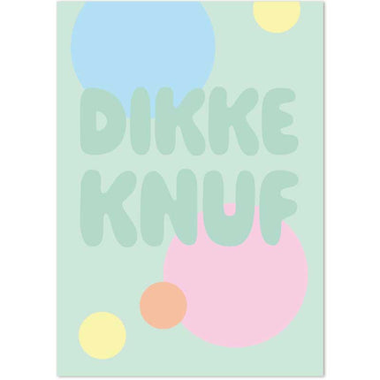 The Card Company Ansichtkaart Dikke Knuf