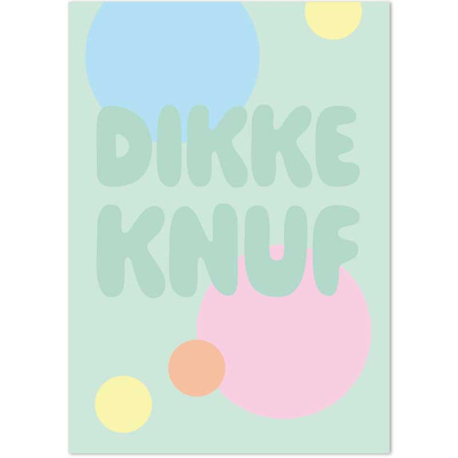 The Card Company Ansichtkaart Dikke Knuf
