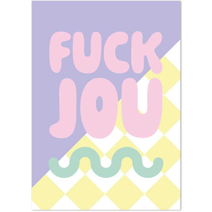 The Card Company Ansichtkaart Fuck Jou