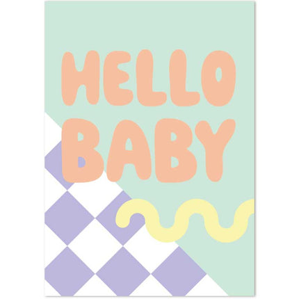 The Card Company Ansichtkaart Hello Baby