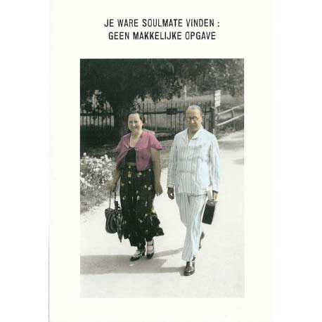 The Card Company Ansichtkaart Je Ware Soulmate Vinden