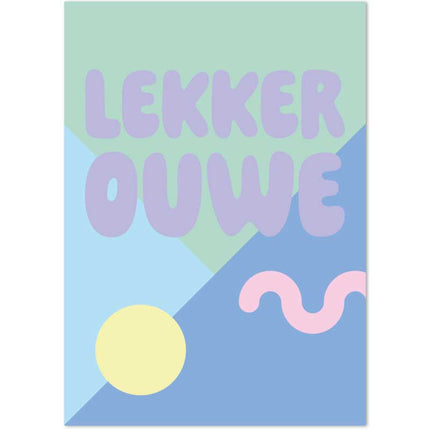 The Card Company Ansichtkaart Lekker Ouwe
