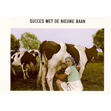 The Card Company Ansichtkaart Succes Met De Nieuwe Baan