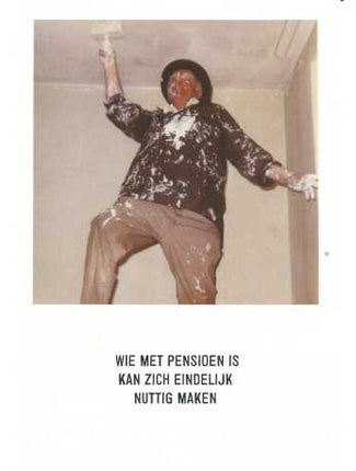 The Card Company Ansichtkaart Wie Met Pensioen Is