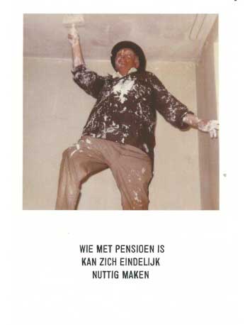 The Card Company Ansichtkaart Wie Met Pensioen Is