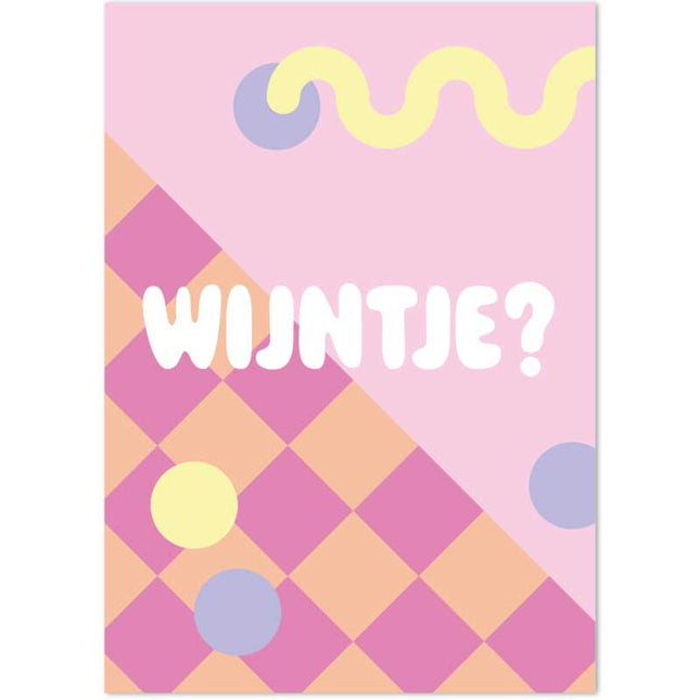 The Card Company Ansichtkaart Wijntje