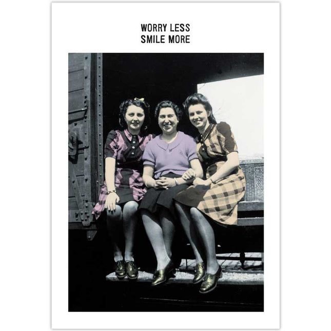 The Card Company Ansichtkaart Worry Less