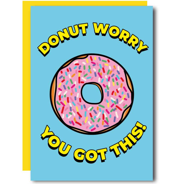 The Card Company Wenskaart Donut Worry