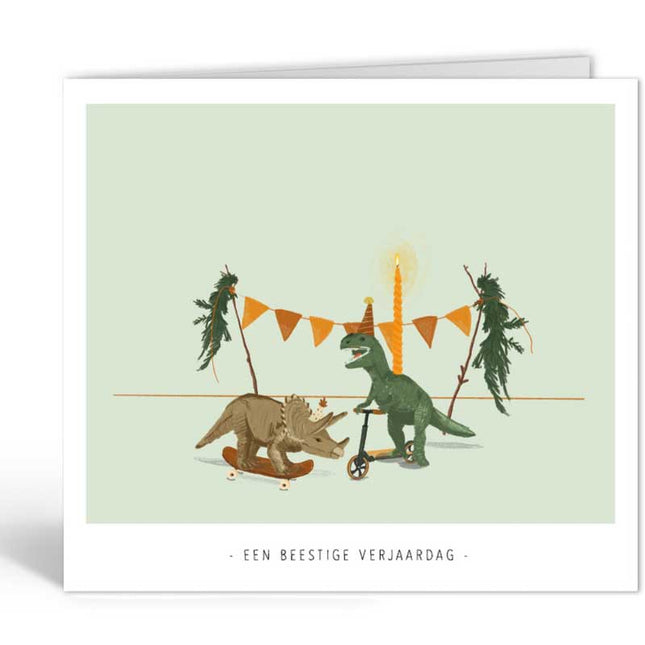 The Card Company Wenskaart Een Beestige Verjaardag