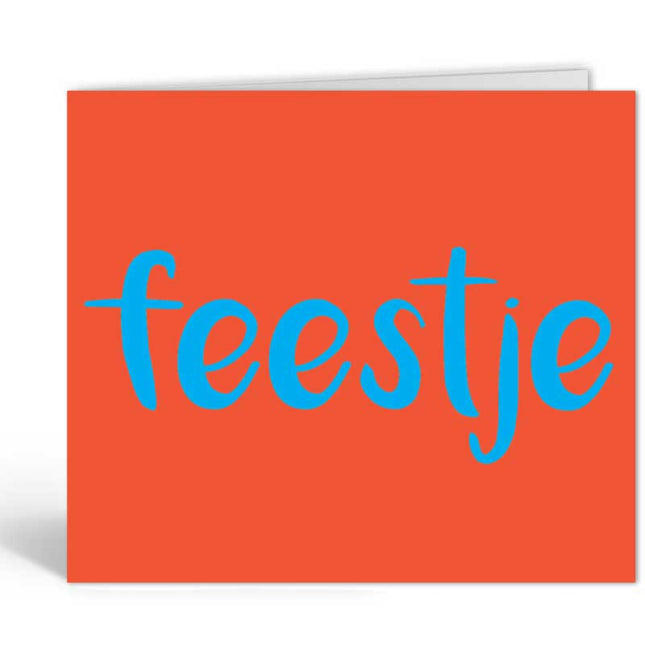 The Card Company Wenskaart Feestje