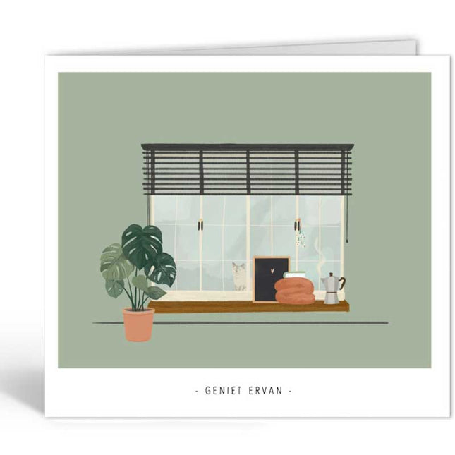 The Card Company Wenskaart Geniet Ervan