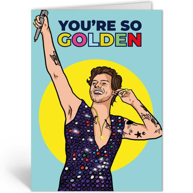 The Card Company Wenskaart Golden