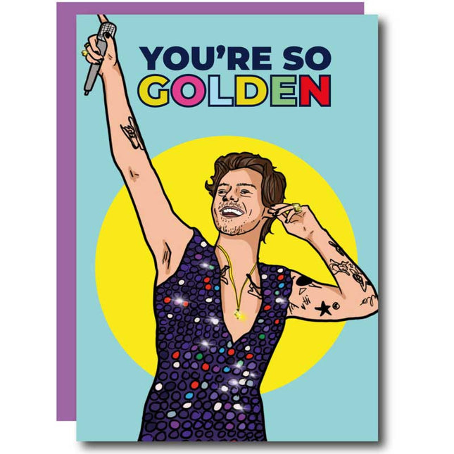 The Card Company Wenskaart Golden