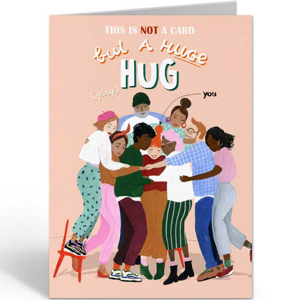 The Card Company Wenskaart Grouphug