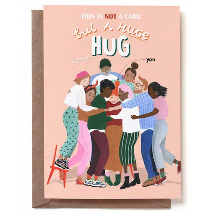 The Card Company Wenskaart Grouphug