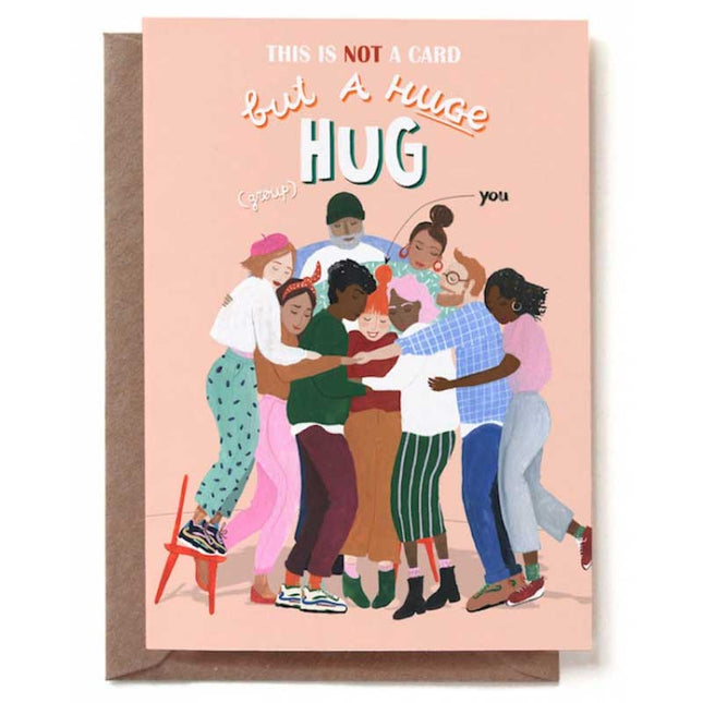 The Card Company Wenskaart Grouphug