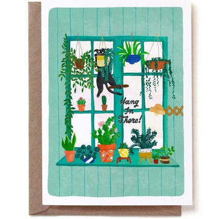 The Card Company Wenskaart Hang In There