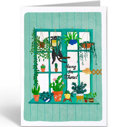 The Card Company Wenskaart Hang In There