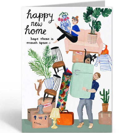 The Card Company Wenskaart Happy New Home