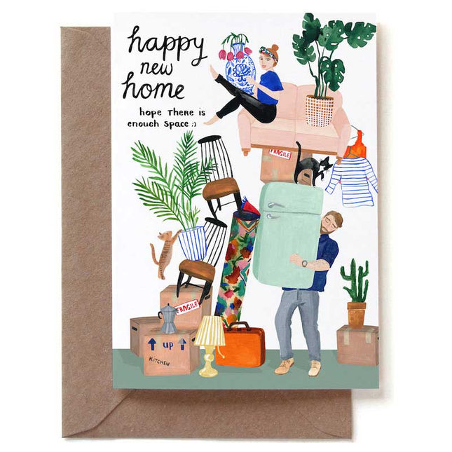 The Card Company Wenskaart Happy New Home