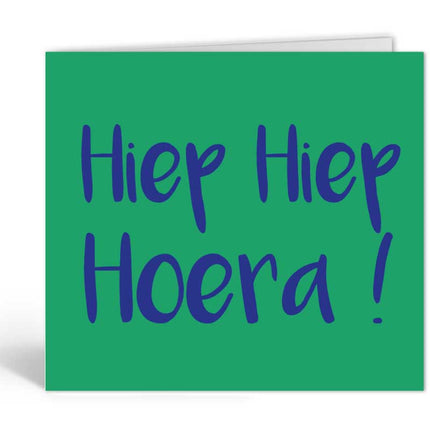 The Card Company Wenskaart Hiep Hiep Hoera