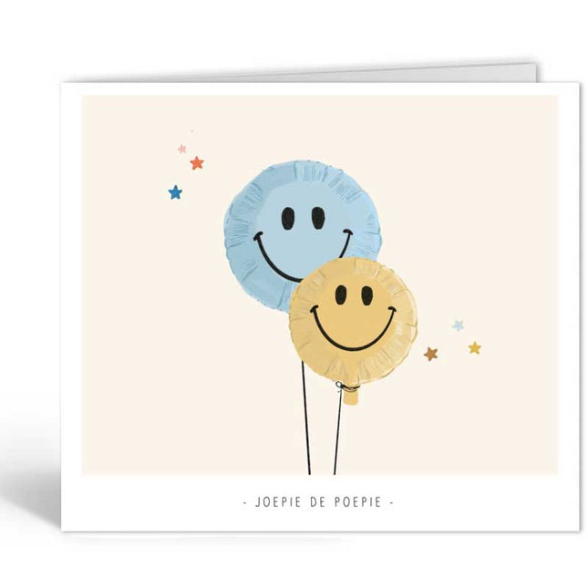 The Card Company Wenskaart Joepie De Poepie