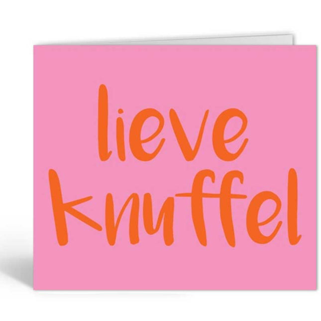 The Card Company Wenskaart Lieve Knuffel