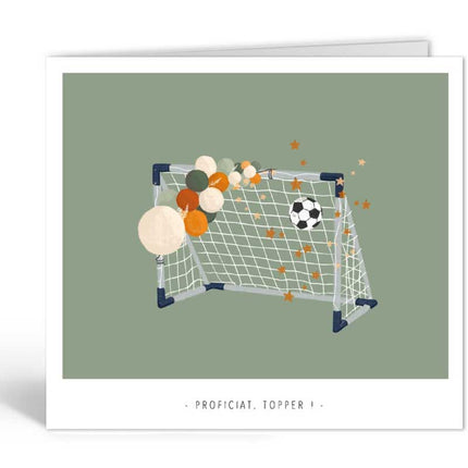 The Card Company Wenskaart Proficiat Topper
