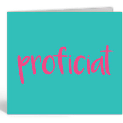 The Card Company Wenskaart Proficiat