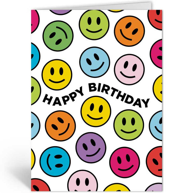 The Card Company Wenskaart Smiley Colors