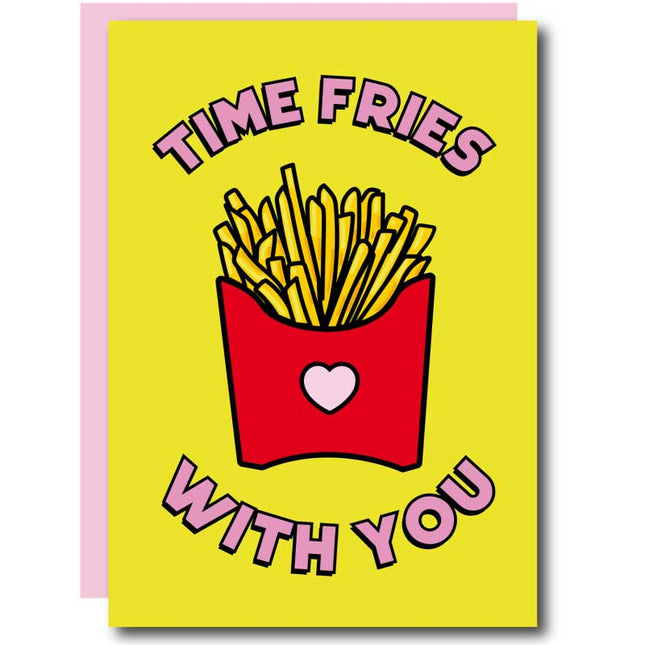 The Card Company Wenskaart Time Fries